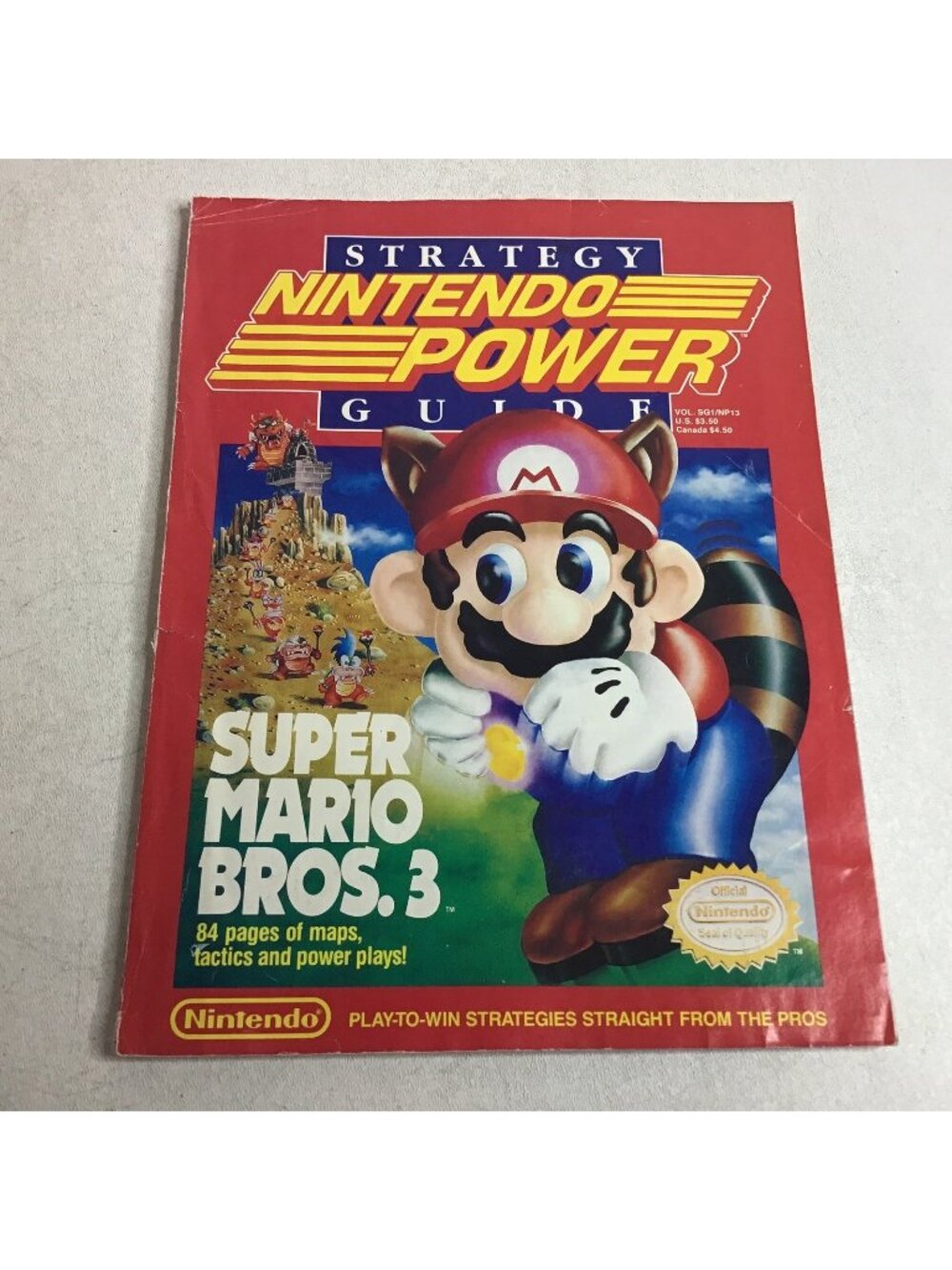 NINTENDO POWER Magazine 1990 Vol 13 SG1/NP 13 Super Mario Bros. 3 Strategy Guide
